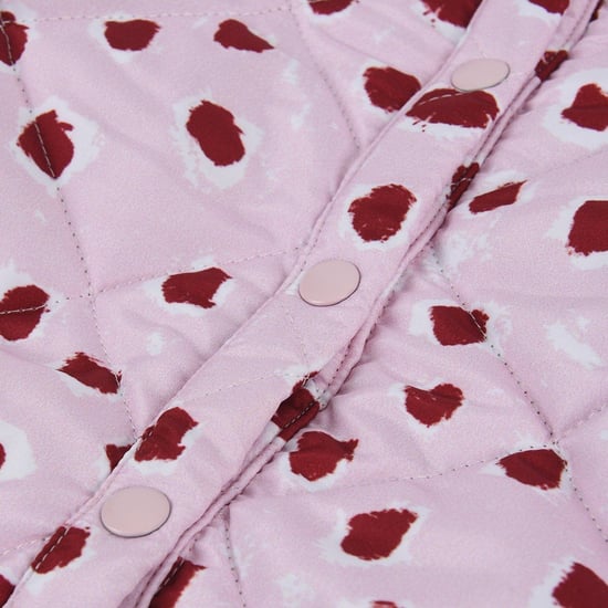 Painted Dot Jacket Pink