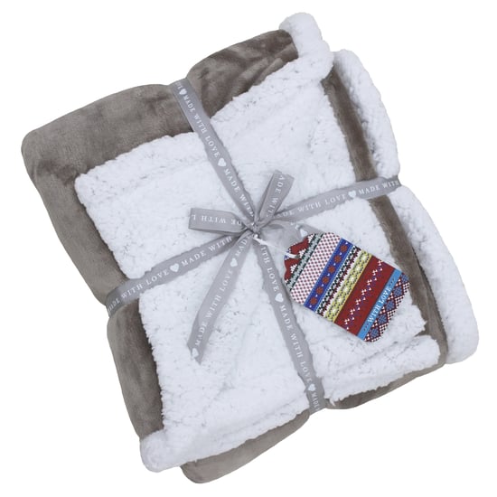 Lux Sherpa Fleece 127X152 Mocha