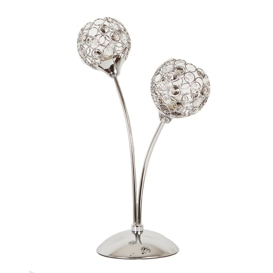 Bryn 2 Light Table Lamp Chrome