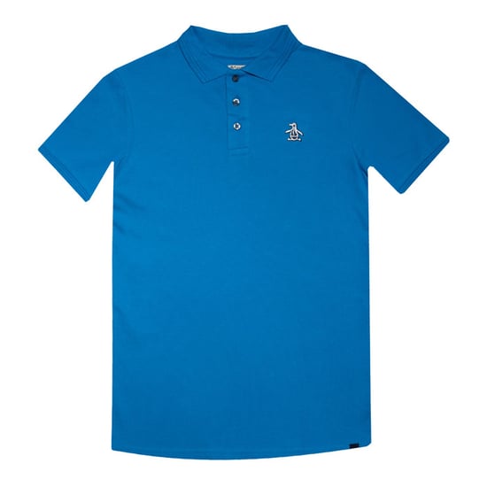 Boy's Original Penguin Infant Raised Tipped Polo Shirt in Dark Blue - Image 1