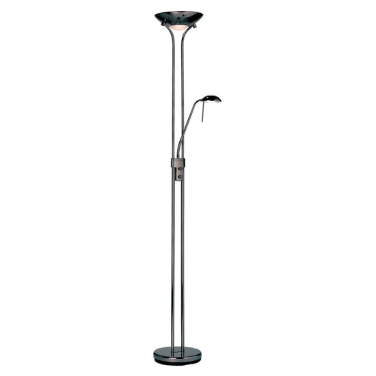 Piza Mother & Child Floor Lamp Black Chrome