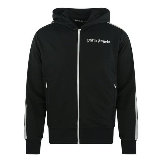 Palm Angels Track Black Zip Hoodie - Image 1