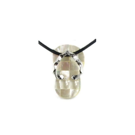 White Mother of Pearl Tong Pendant
