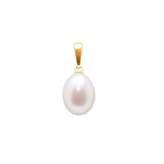 White Freshwater Pearl Pendant and Yellow Gold 750/1000 - Image 1