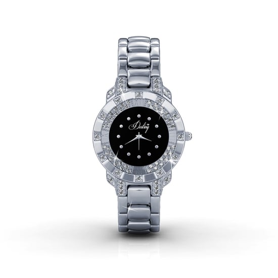 Swarovski - Black Stainless Steel Watch with Swarovski Elements Crystals