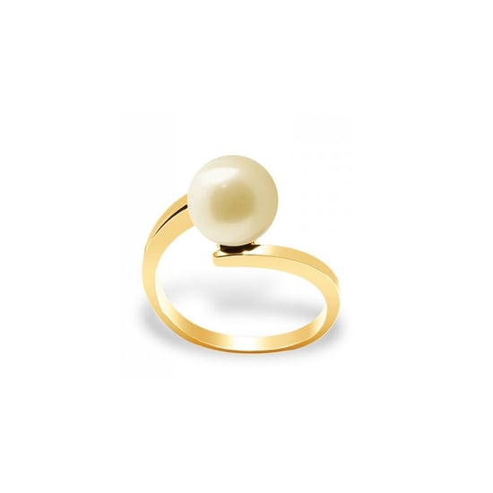 Gold Freshwater Pearl Ring and Yellow Gold 375/1000 - Image 1