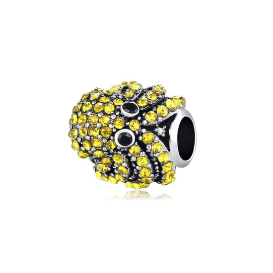 Yellow Green Crystal Octopus Charms bead