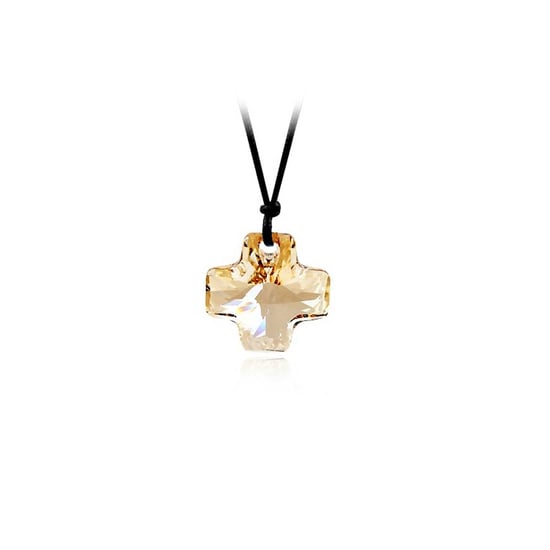 Swarovski - Set of 10 pieces Cross Necklaces in Gold Crystal Swarovski Elements