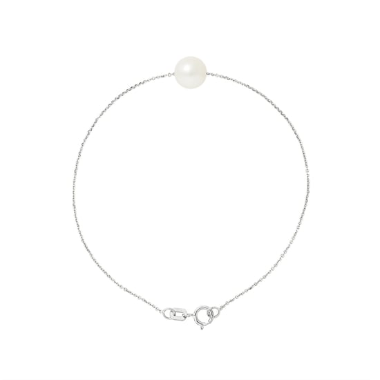 AA White Freshwater Pearl Bracelet and 750/1000 white Gold