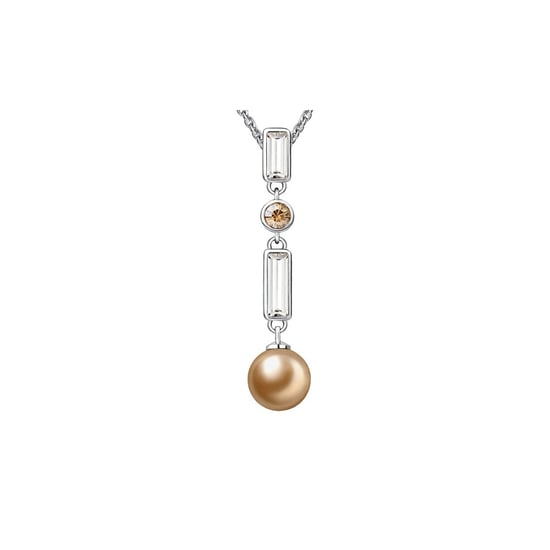 Swarovski - Gold Pearl and White Swarovski Crystal Elements Set