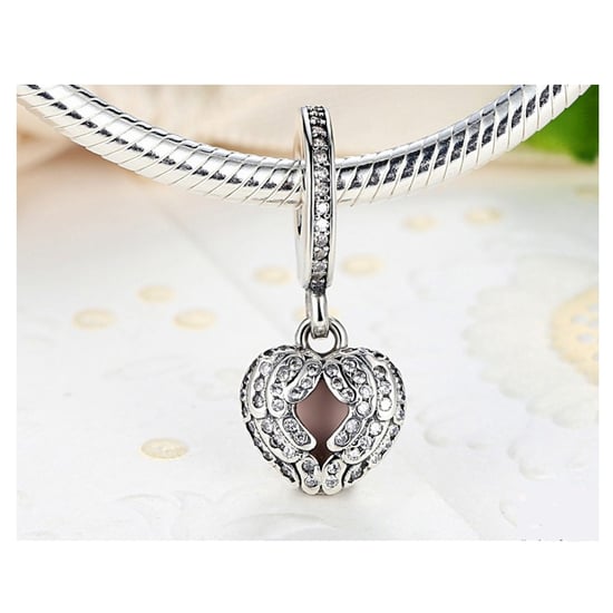 925 Silver Heart Pendant Charms bead - Image 2