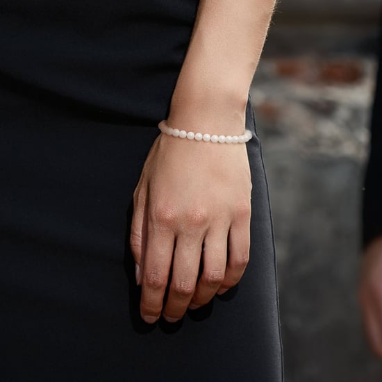 AA White Freshwater Pearl Women Bracelet and 750/1000 Yellow Gold Clasp