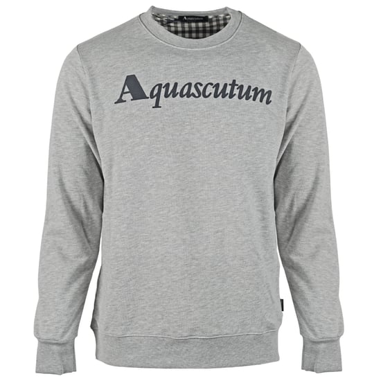 Aquascutum Box Logo Grey Sweatshirt - Image 1