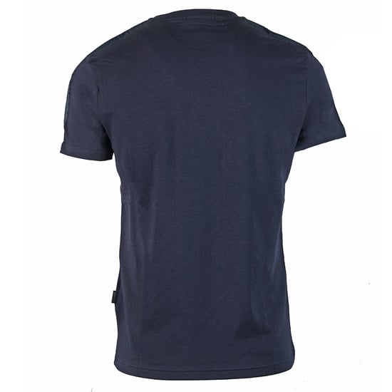 Aquascutum Shoulder Stripe Navy T-Shirt - Image 2