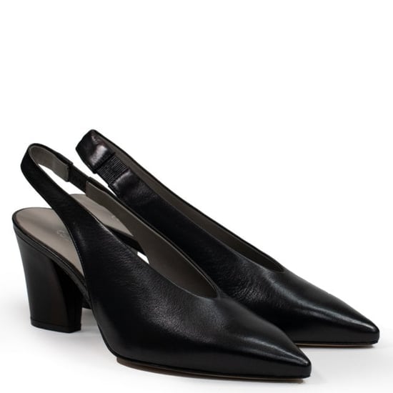 Calpierre Ramone Leather Sling Back Court Shoes