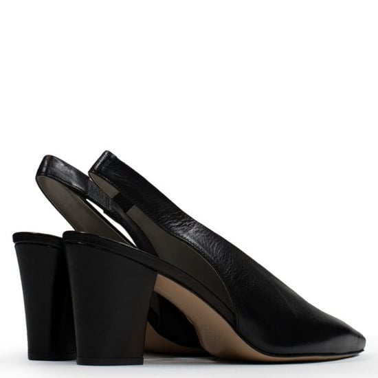 Calpierre Ramone Leather Sling Back Court Shoes