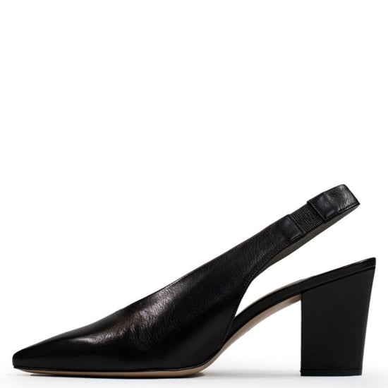 Calpierre Ramone Leather Sling Back Court Shoes