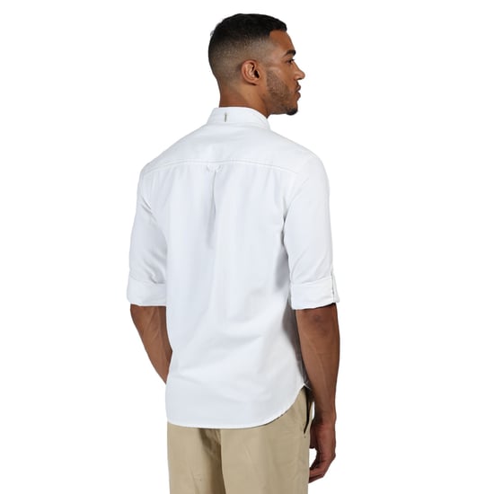 Regatta Mens Banning Cotton Oxford Long Sleeve Shirt