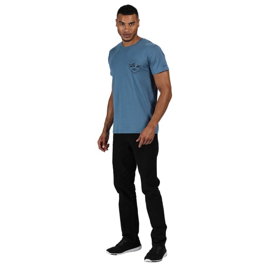 Regatta Mens Cline IV Cotton Casual Grahpic T Shirt Tee