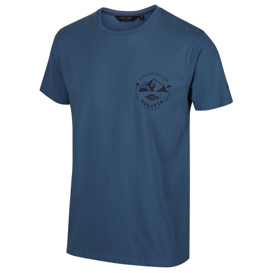 Regatta Mens Cline IV Cotton Casual Grahpic T Shirt Tee