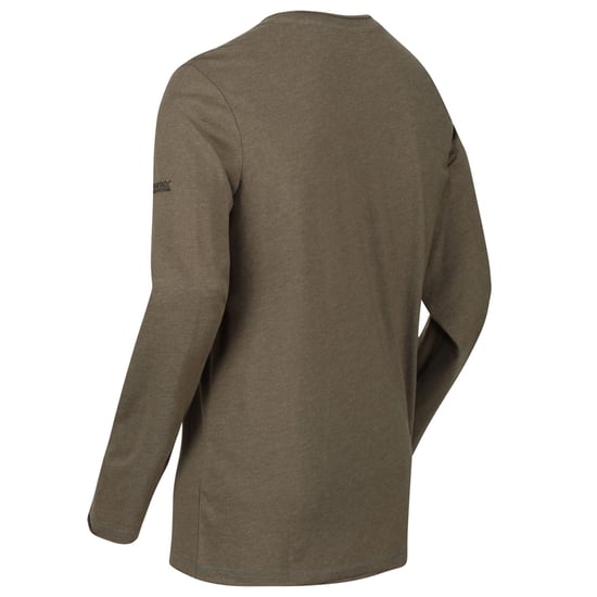 Regatta Mens Karter II Coolweave Cotton Long Sleeve T Shirt
