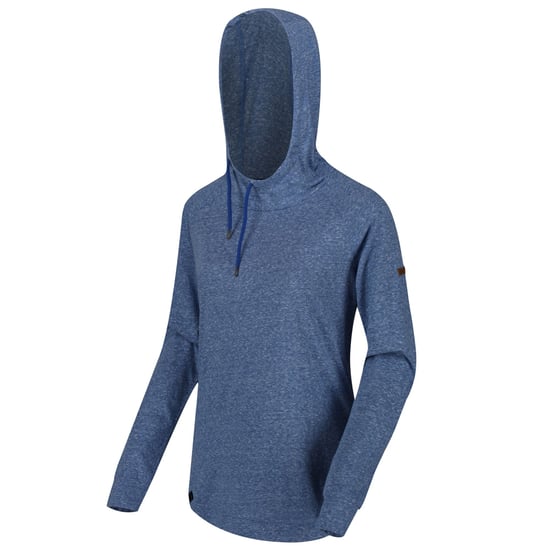 Regatta Womens Merindah Striped Hooded Jersey Hoodie Sweater