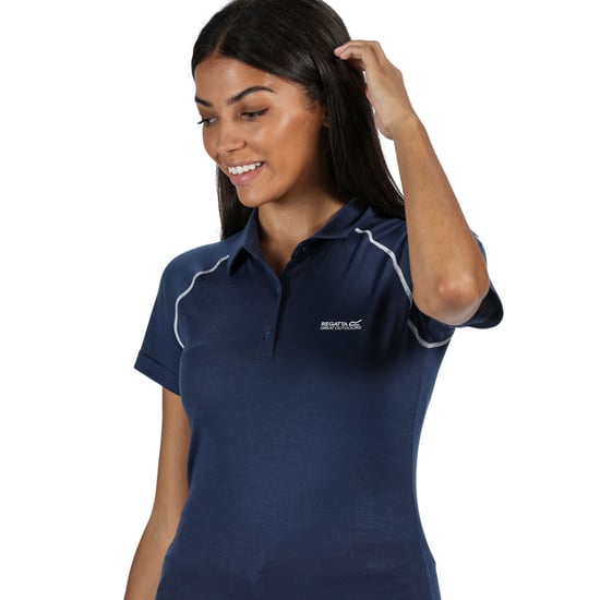 Regatta Womens Kalter Moisture Wicking Active Polo Shirt