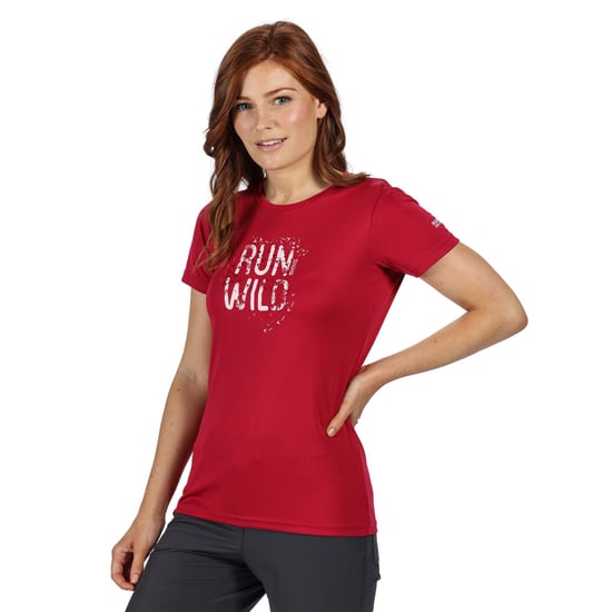 Regatta Womens Fingal V Quick Drying Wicking Graphic T Shirt
