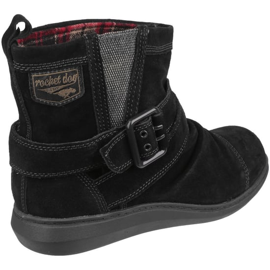 Rocket Dog Womens/Ladies Mint Suede Fabric Loop Pull on Ankle Boots - Image 3