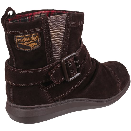 Rocket Dog Womens/Ladies Mint Suede Fabric Loop Pull on Ankle Boots