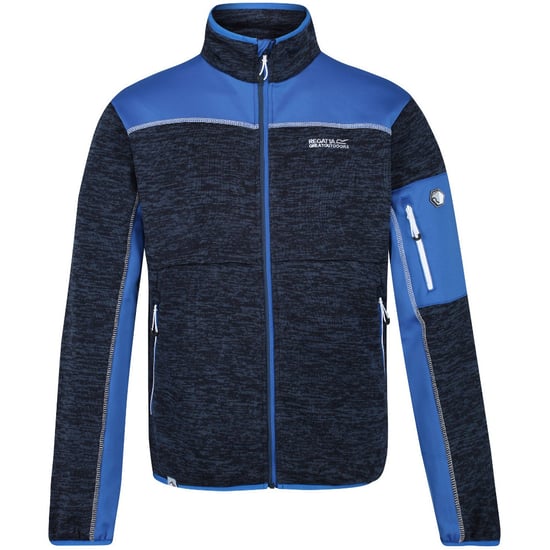 Regatta Mens Collumbus VI Full Zip Marl Knit Fleece Jacket