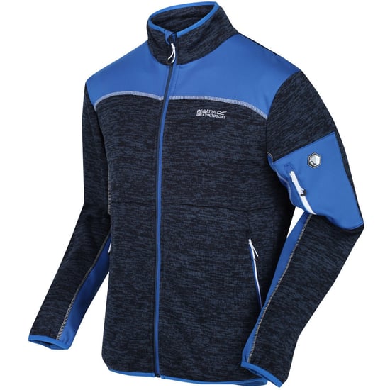 Regatta Mens Collumbus VI Full Zip Marl Knit Fleece Jacket