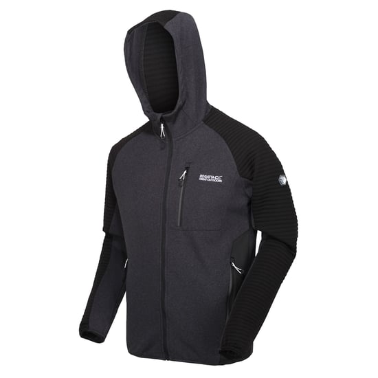 Regatta Mens Woodford Full Zip Hooded Fleece Jacket