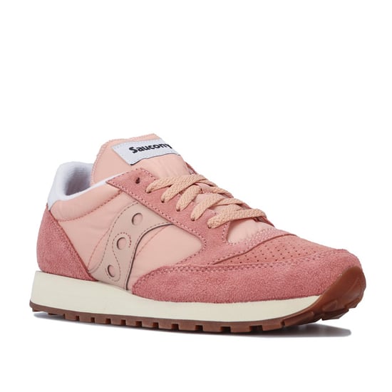 Women's Saucony Jazz Original Vintage Trainers in Peach - Image 2