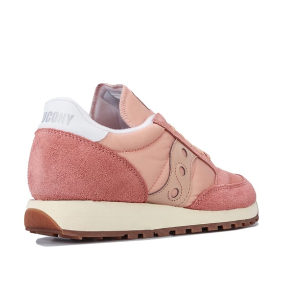 Women's Saucony Jazz Original Vintage Trainers in Peach - Image 3