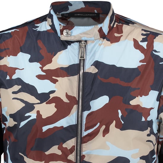 Dsquared2 Camo Blå Jacka - Image 3