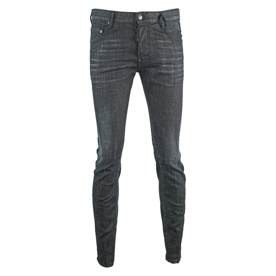 Dsquared2 City Biker Jean Distressed Black Jeans