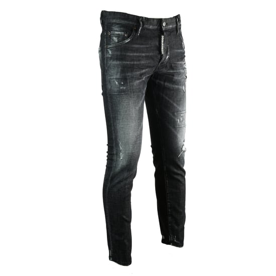 Dsquared2 Skater Jean Distressed Black Jeans