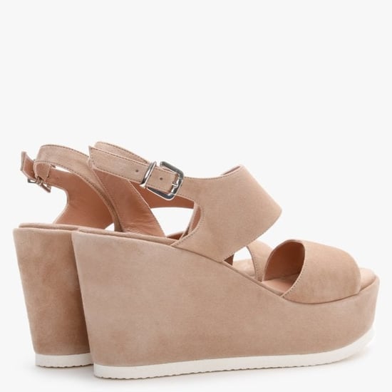 Daniel Samara Suede Asymmetric Strap Wedge Sandals