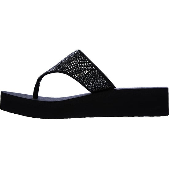 Skechers Womens Vinyasa Stone Candy Platform Flip Flops