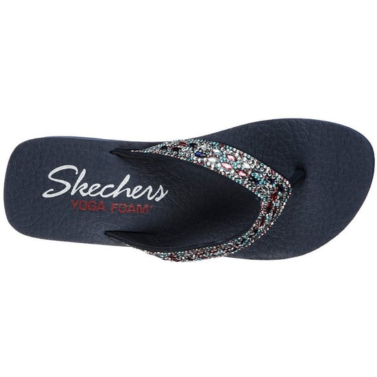 Skechers Womens Vinyasa Glory Day Platform Flip Flops