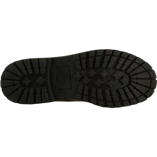 Skechers Tom Cats Leren Heren Donkerbruine Veterschoenen - Image 6