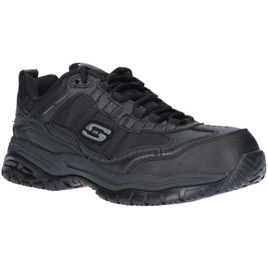Skechers Herr Soft Stride Avslappnad Passform Snörda Säkerhetsskor - Image 1