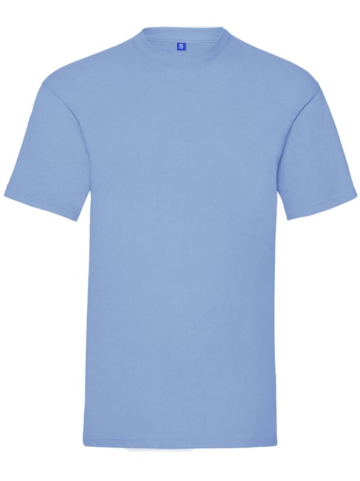 Kruze | Mens Crew Neck T-Shirts (5 Pack) - BLK/GRY/SKY/NVY/WHT - Image 5