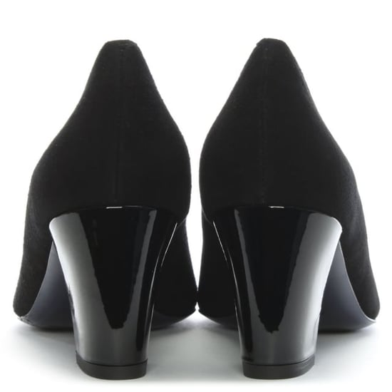 Calpierre Sonata Suede Gloss Heel Court Shoes
