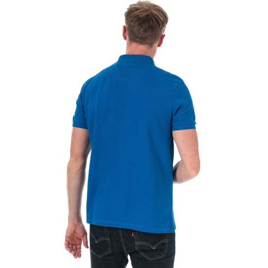 Men's Lyle And Scott Plain Polo Shirt in Blue - Image 2