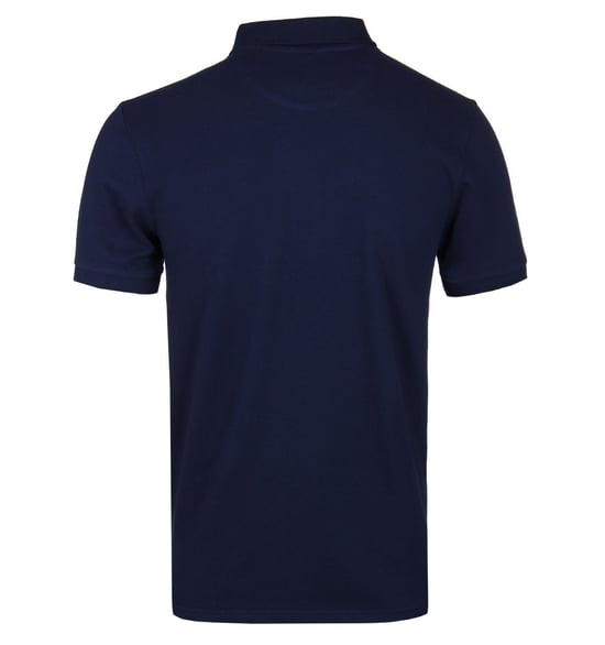Lyle & Scott Navy Short Sleeve Cotton Pique Polo Shirt - Image 2