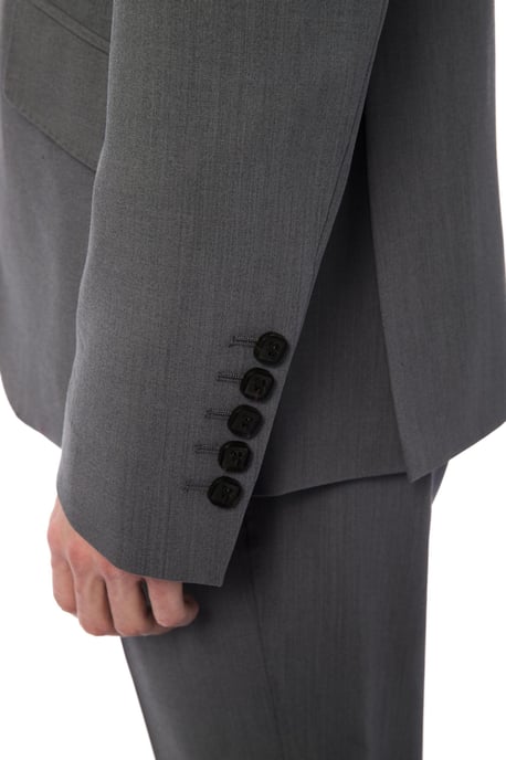Billionaire Italian Couture Herenpak van grijze wol - Image 4