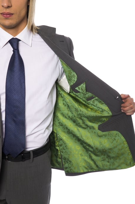 Billionaire Italian Couture Herenpak van grijze wol - Image 6