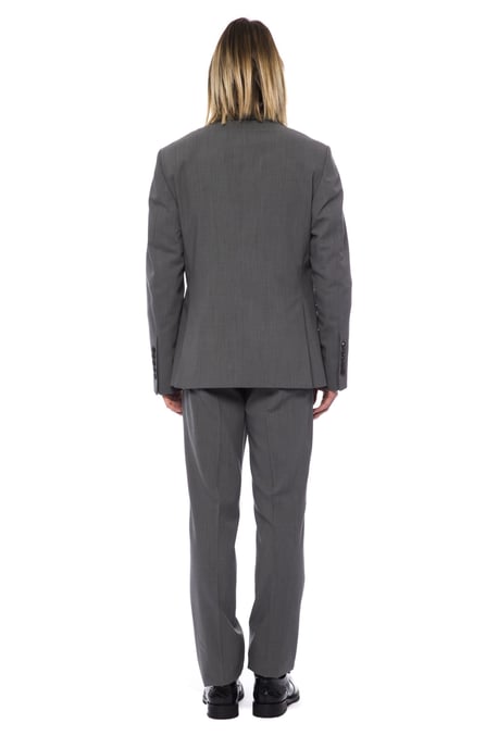 Billionaire Italian Couture Herenpak van grijze wol - Image 3